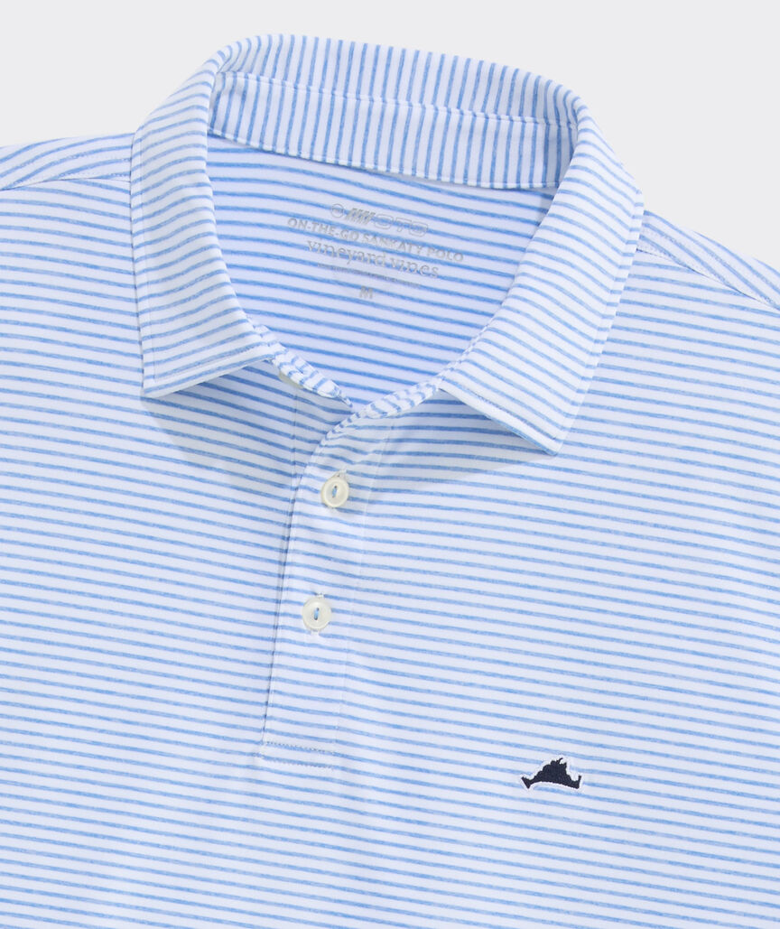 OUTLET Performance Martha's Vineyard Bradley Stripe Polo