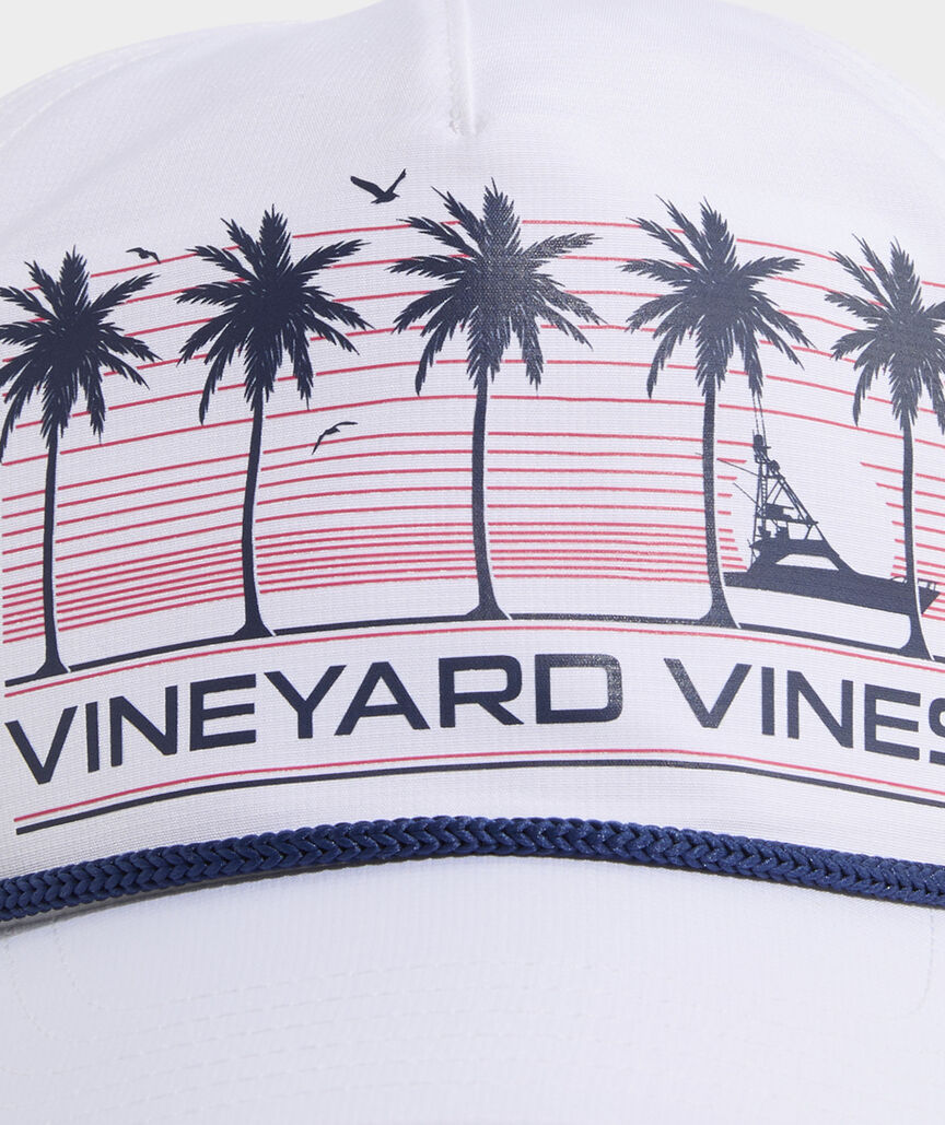VV Palms Performance Flat Brim Hat