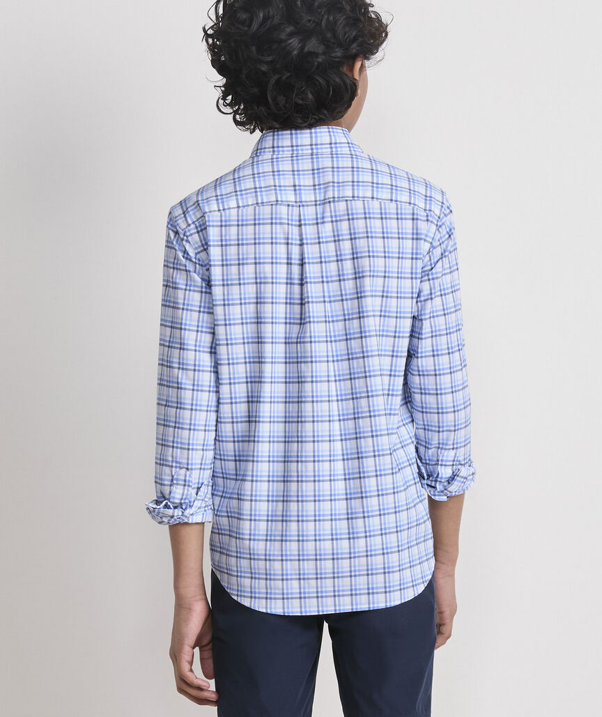 Boys' Callwood Plaid Featherweight Performance Shirt