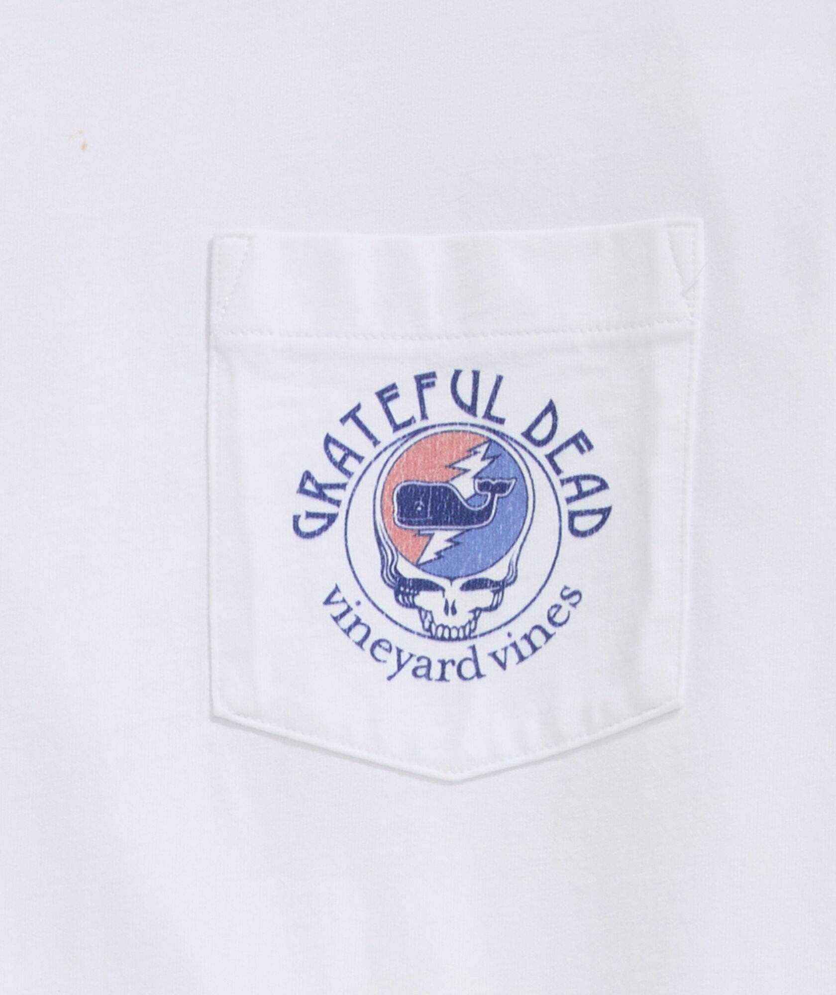 Grateful Dead x vineyard vines Dancing Bears Long-Sleeve Pocket Tee