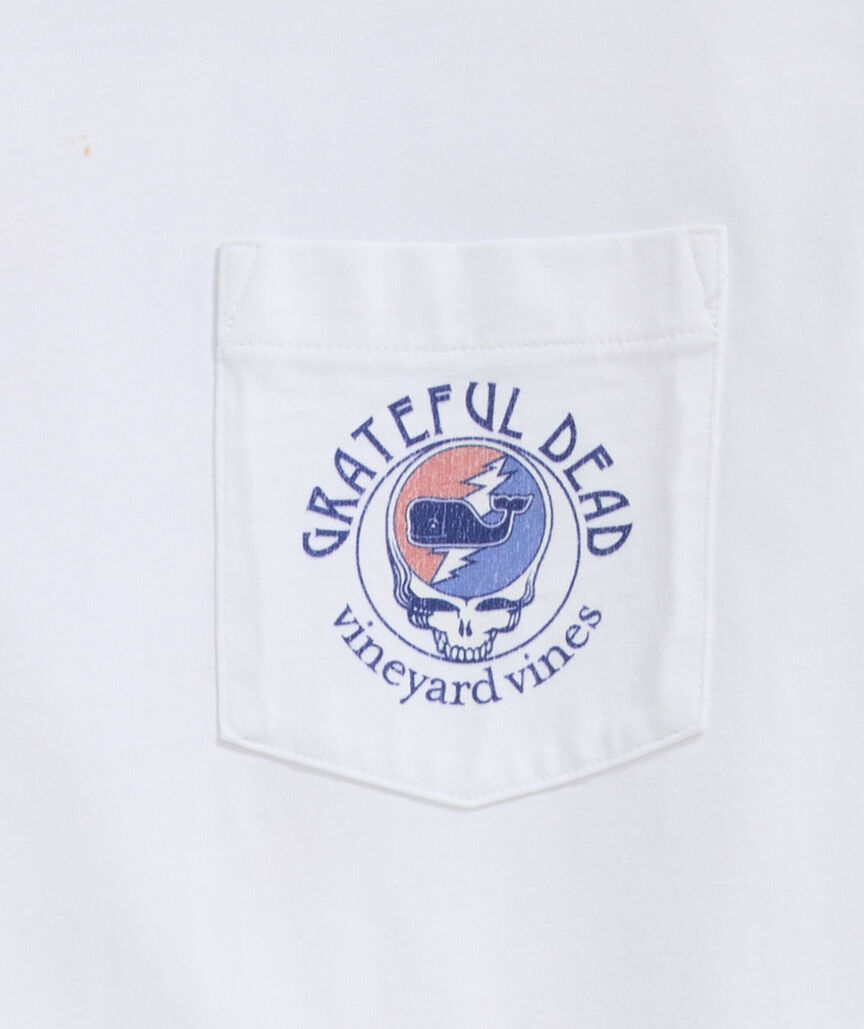 Grateful Dead x vineyard vines Dancing Bears Long-Sleeve Pocket Tee