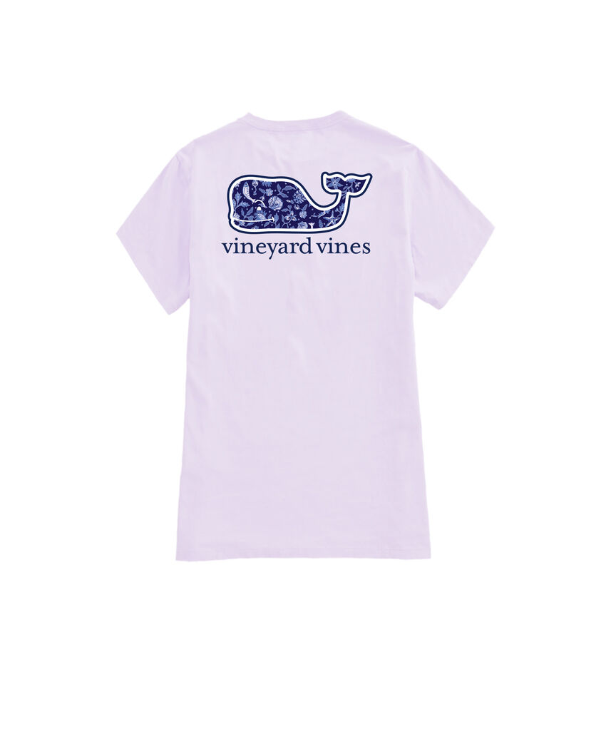 OUTLET Camila Print Whale Short-Sleeve Pocket Tee
