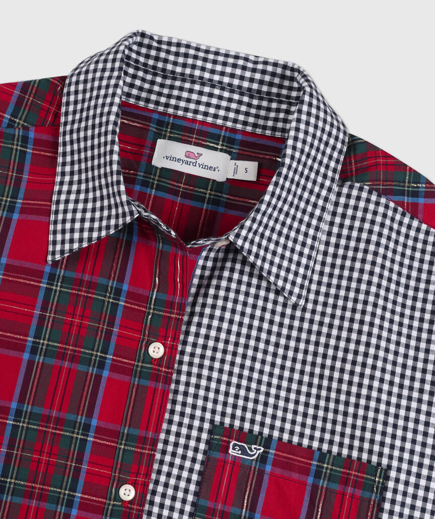 OUTLET Relaxed Poplin Party Button-Down