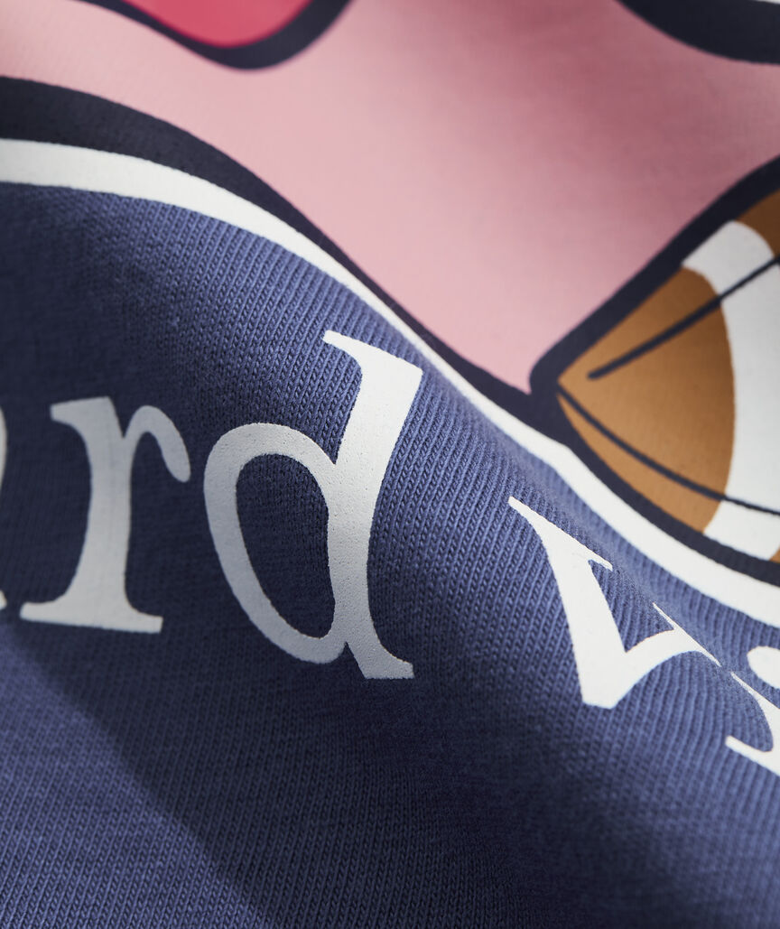 Football Whale Long-Sleeve Pocket Tee