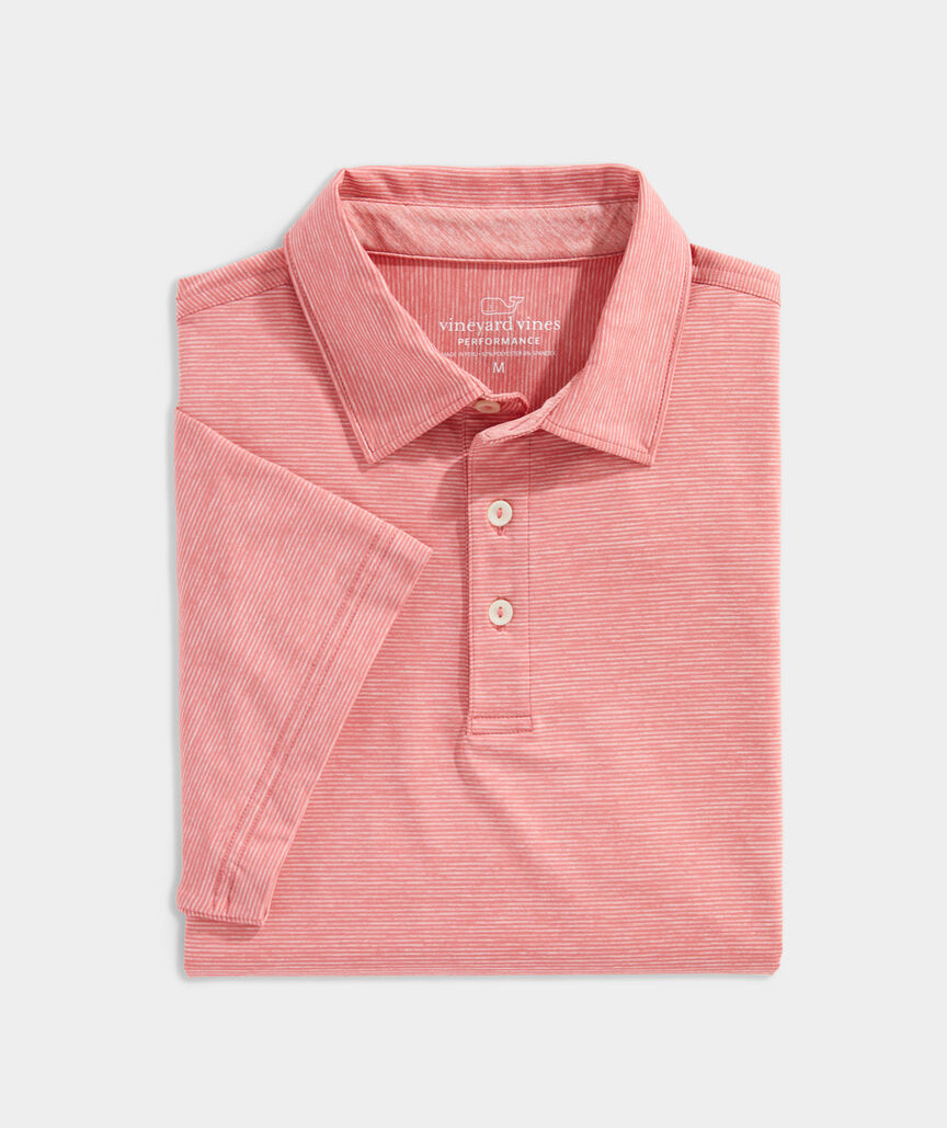 Men's Custom Destin Stripe Sankaty Polo