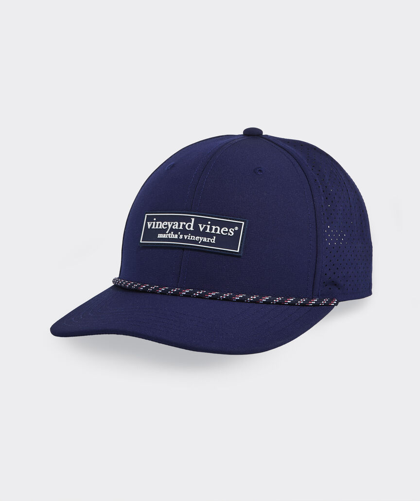Logo Box Perforated Trucker Hat