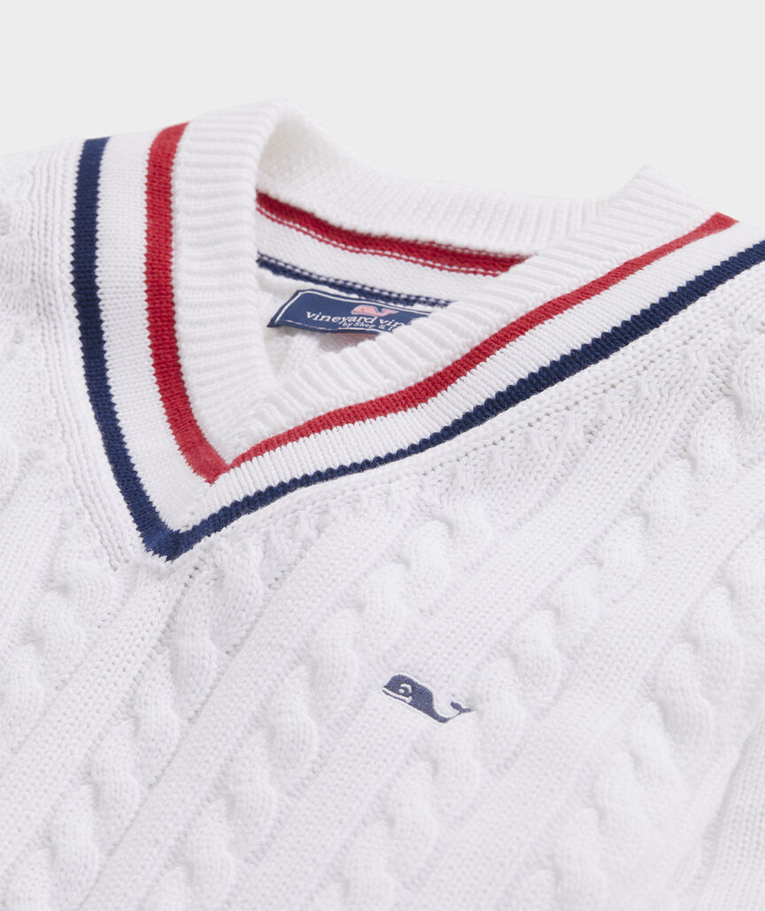 Cotton Heritage Tennis Sweater