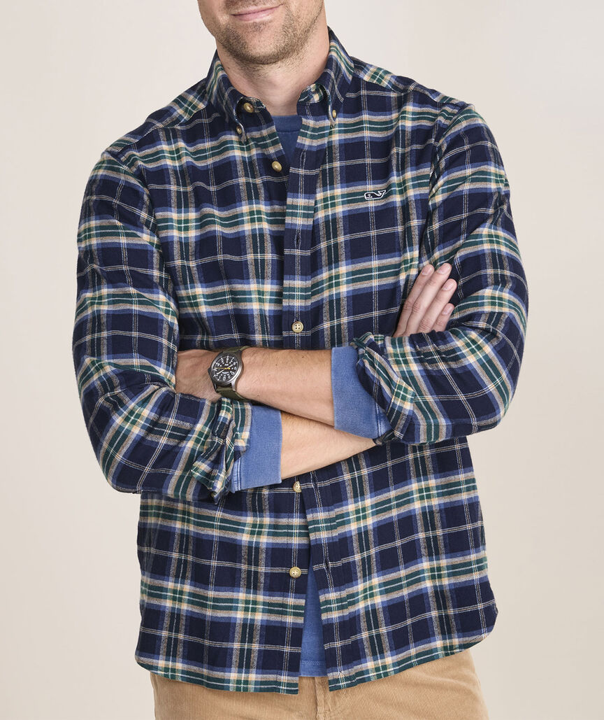 Vineyard Flannel Plaid Shirt