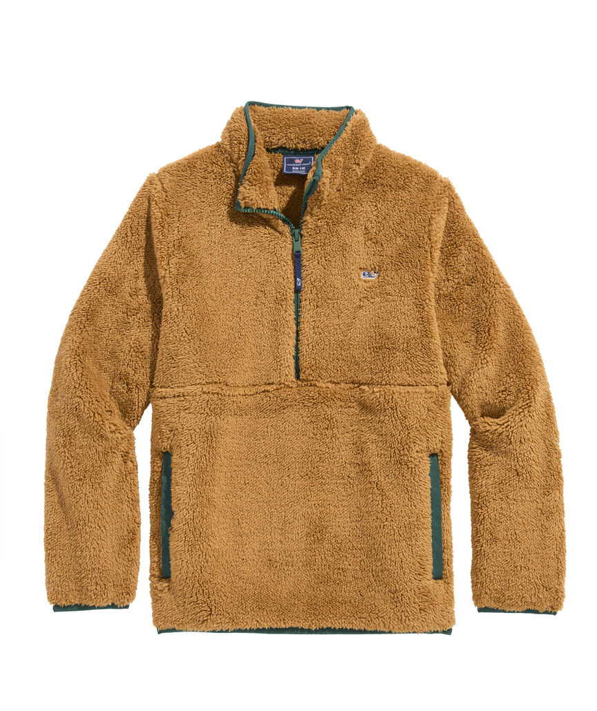 OUTLET Boys' Sherpa Fleece Quarter-Zip