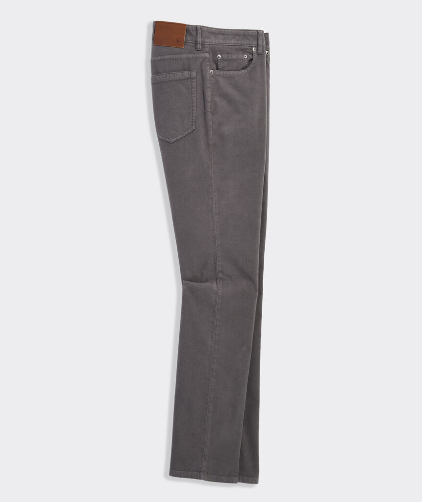 Brushed Cotton 5-Pocket Pants