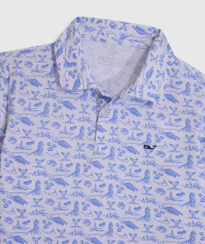 OUTLET Boys' Performance Nantucket Icons Polo