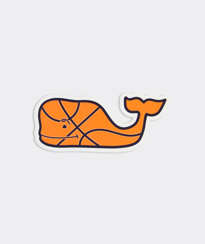 Basketball Whale Sticker