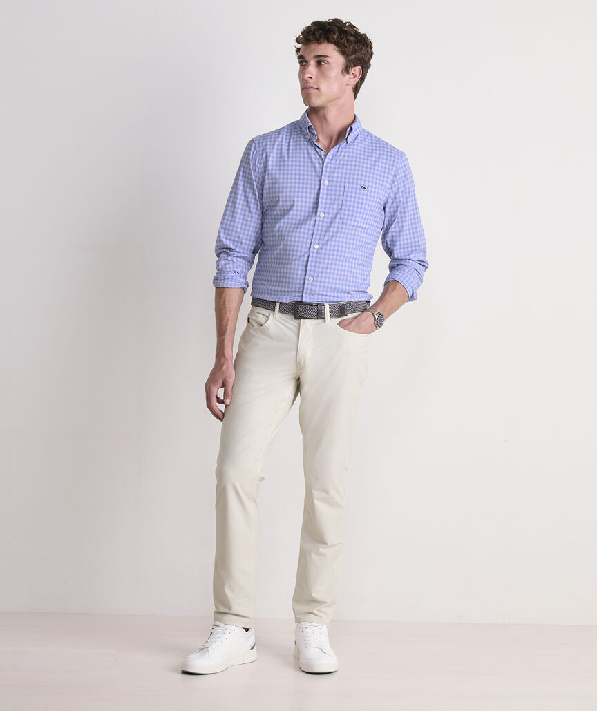 Performance Topsail Gingham Featherweight Shirt