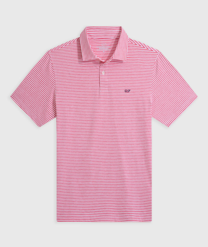OUTLET Winstead Stripe Performance Polo