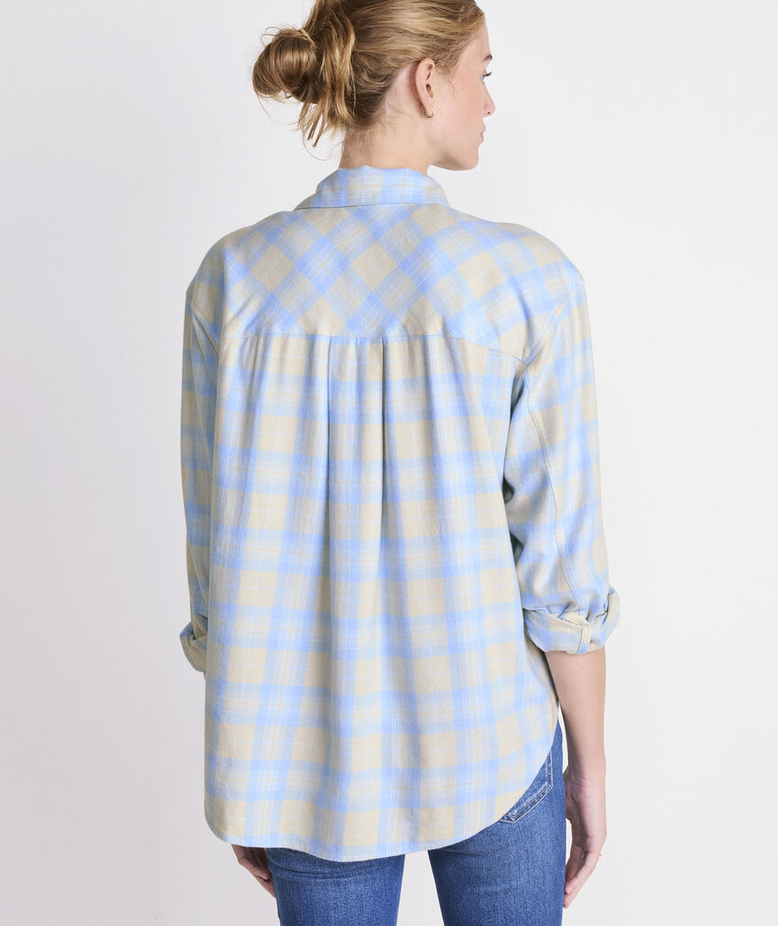 Birdie Flannel Button-Down