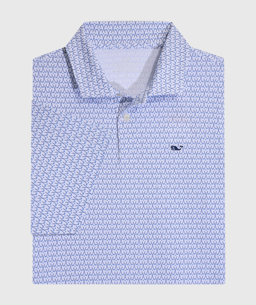 OUTLET Boys' Performance Golf Micro Polo