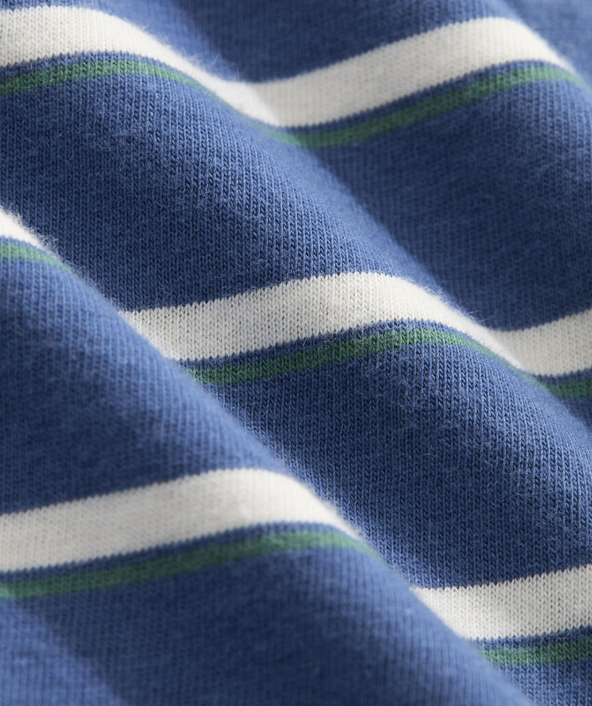 Boys' Striped Surf Long-Sleeve Polo