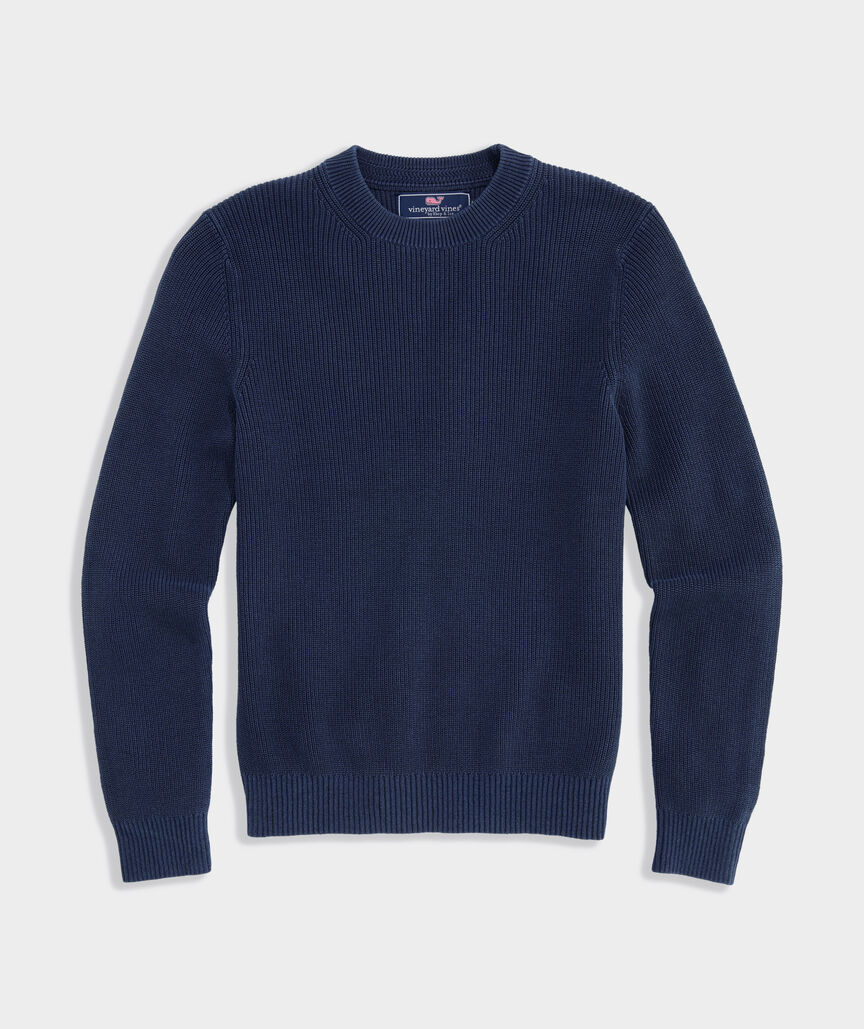 Boys' Folly Beach Garment-Dyed Crewneck