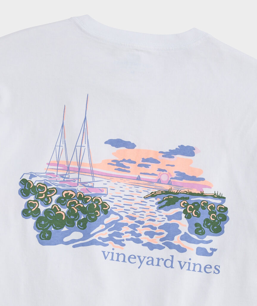 Palm Beach Scenic Short-Sleeve Pocket Tee