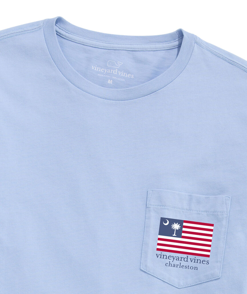 OUTLET Charleston Beer Pong Flag Long-Sleeve Pocket Tee