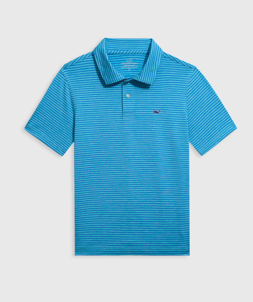 OUTLET Boys' Bradley Stripe Performance Polo