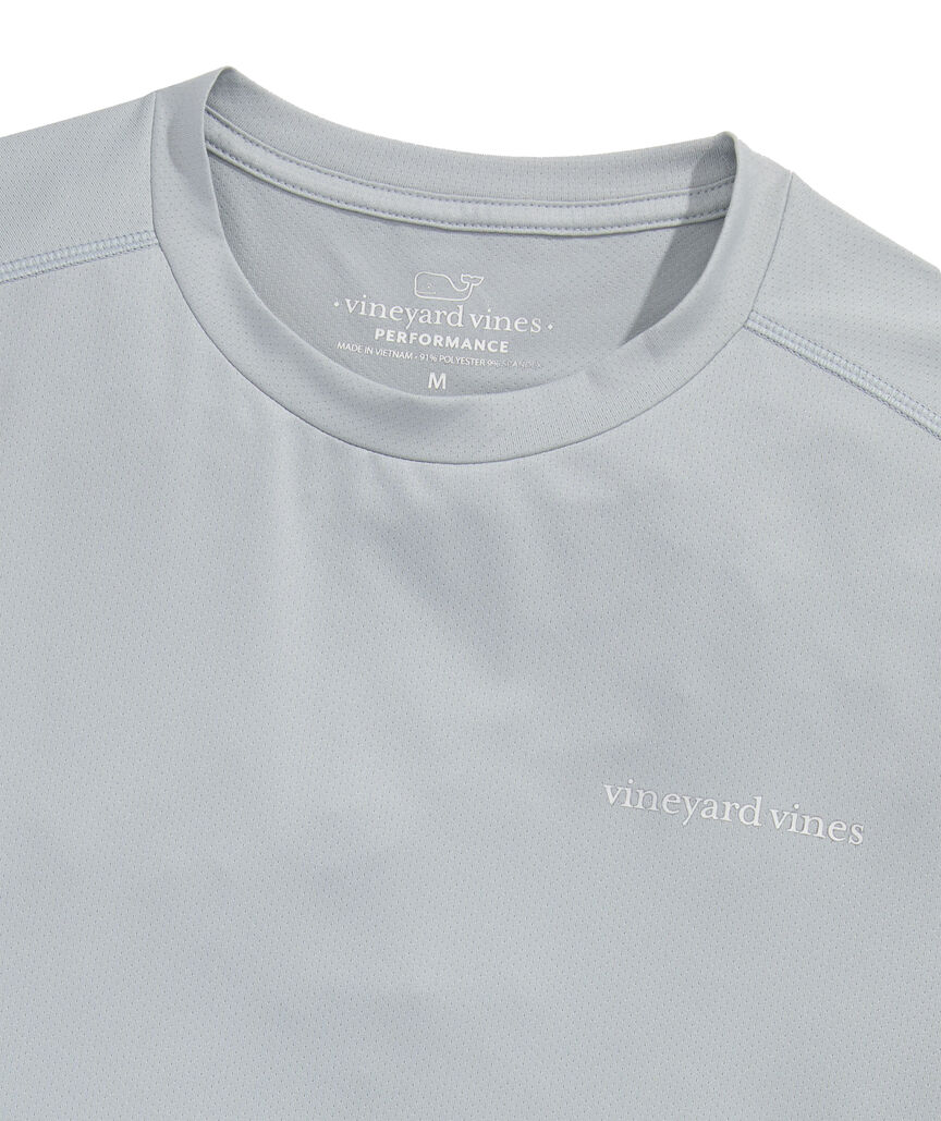 OUTLET Perforated Long-Sleeve Performance Tee