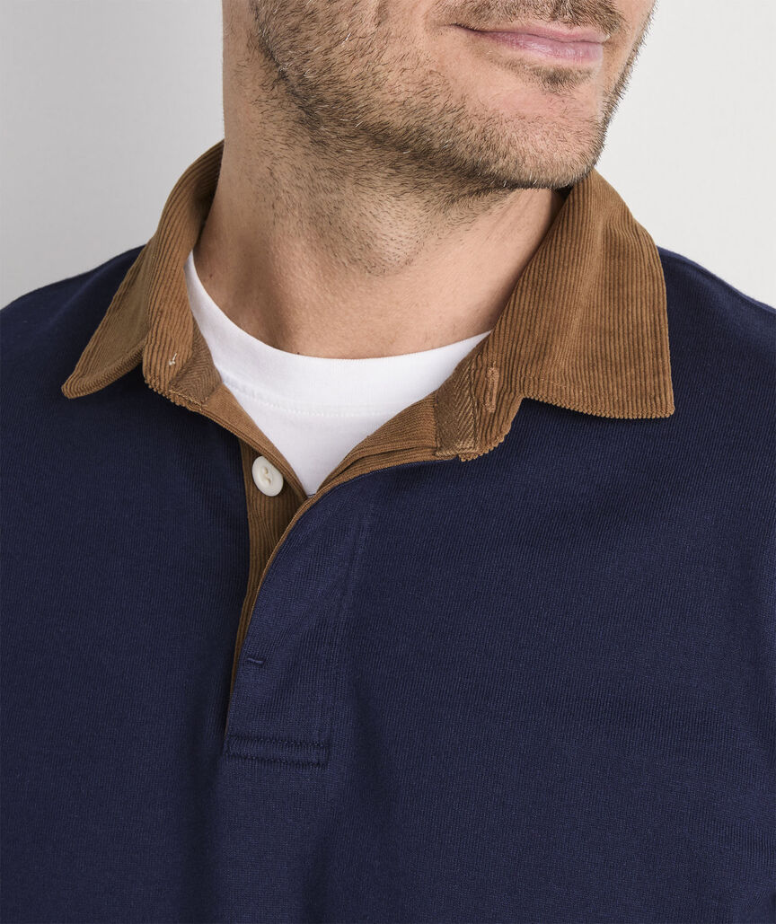 Corduroy Collar Rugby Shirt