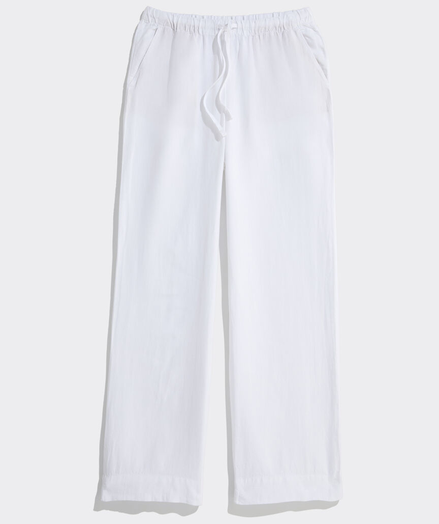 Tie-Waist Linen Pants