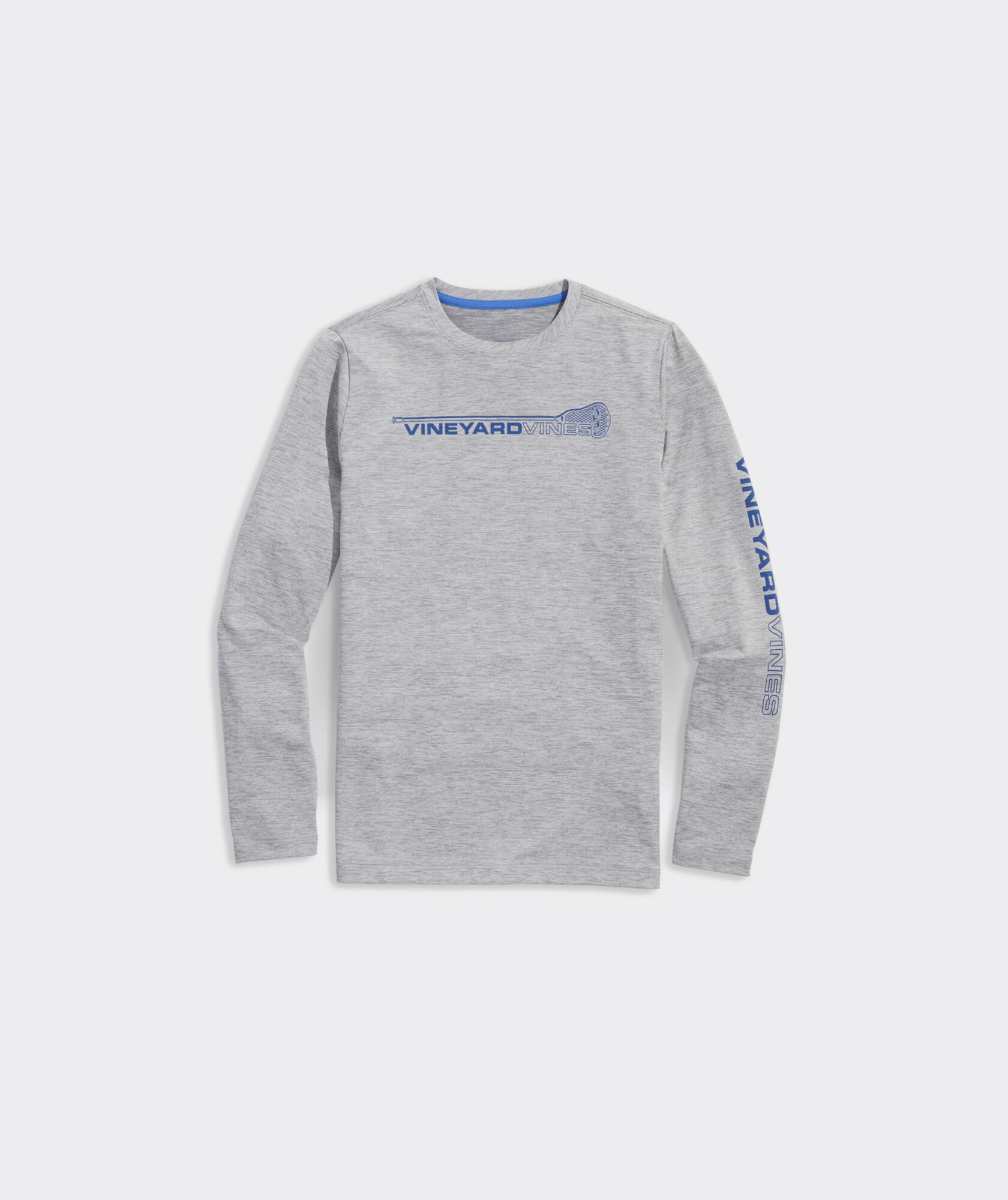 Shop Boys' Lacrosse Stick Outline LongSleeve Harbor Performance Tee at