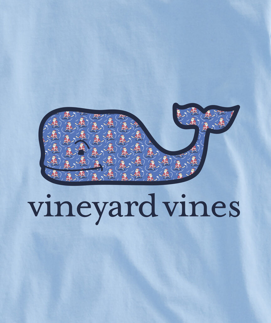 OUTLET Santa Hockey Whale Short-Sleeve Pocket Tee