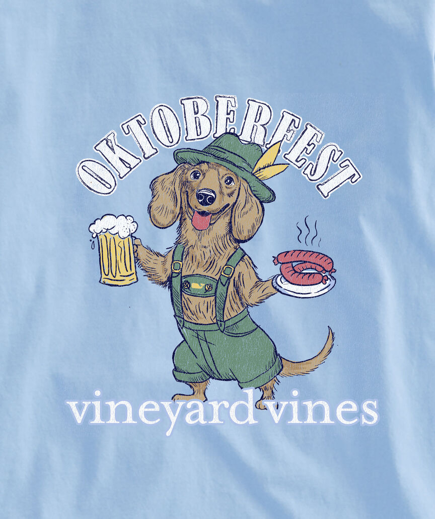 OUTLET Oktoberfest Doxie Dog Long-Sleeve Pocket Tee