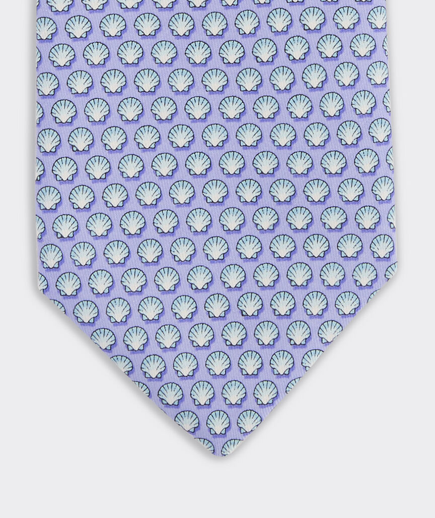 Sea Scallop Silk Tie