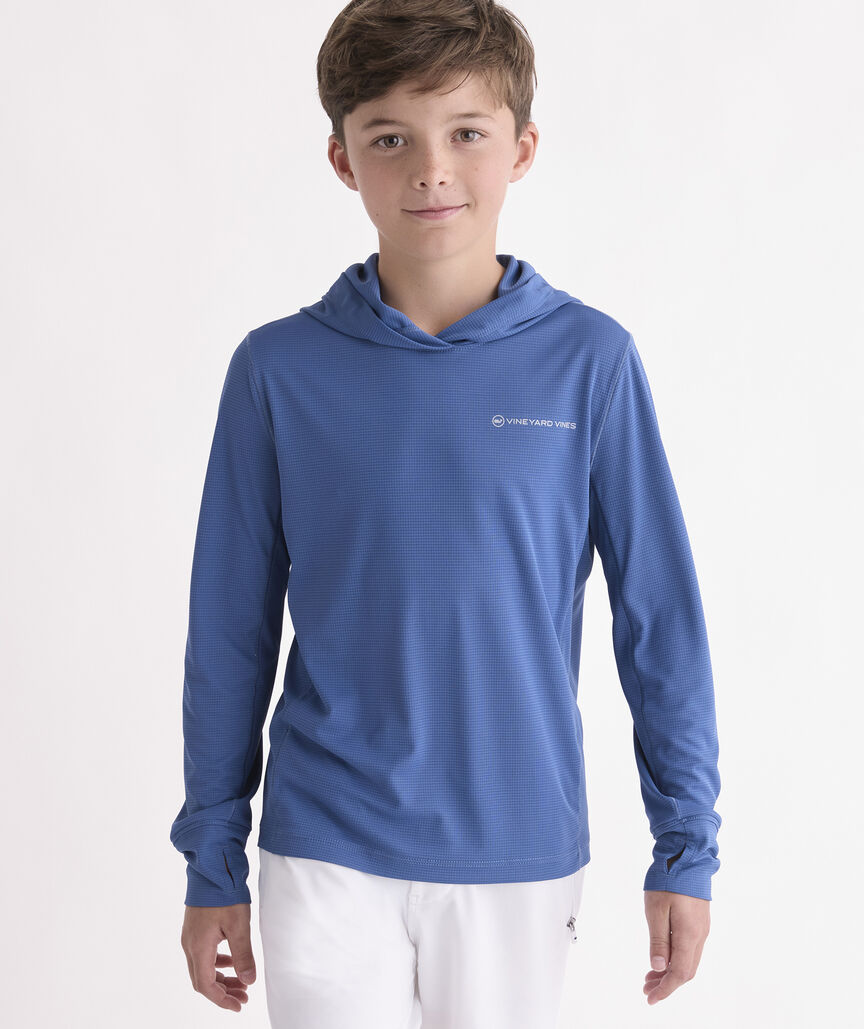Boys' Sun Tech Hoodie Tee