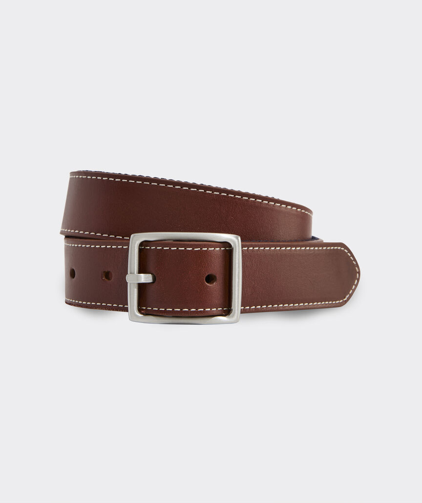 Boys' Reversible Leather Belt