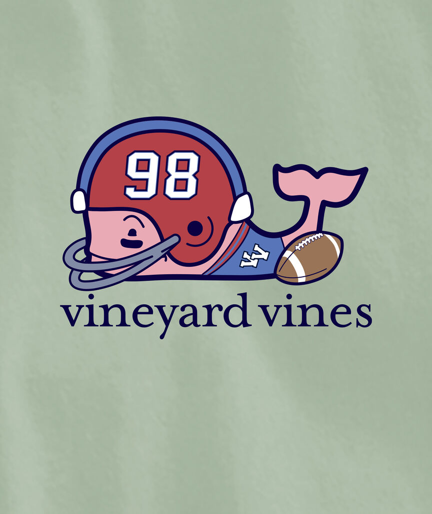 OUTLET Boys' Football Player Whale Short-Sleeve Pocket Tee