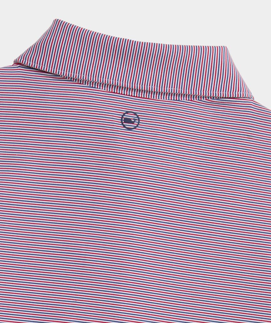 Boys' Performance Anegada Stripe Sankaty Polo