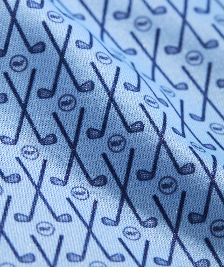 Boys' Performance Printed Sankaty Polo