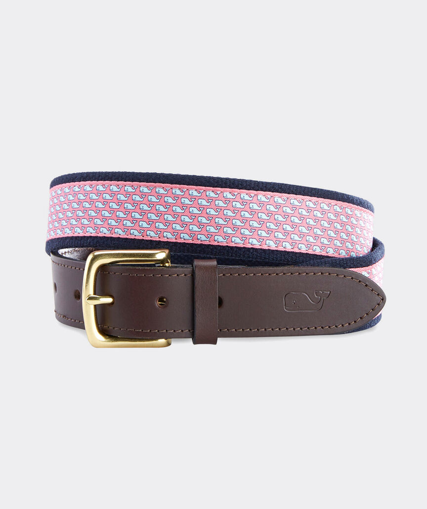 Vineyard Whale Canvas Club Belt