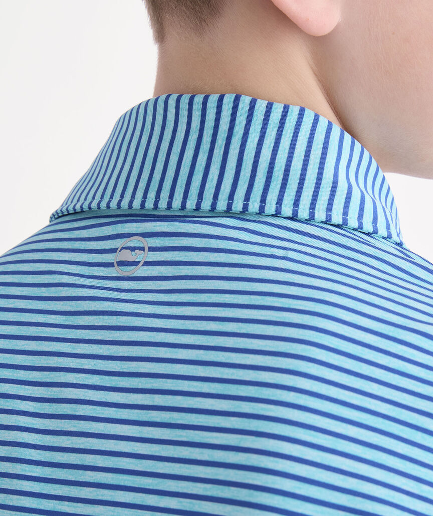 Boys' Performance Bradley Stripe Sankaty Polo