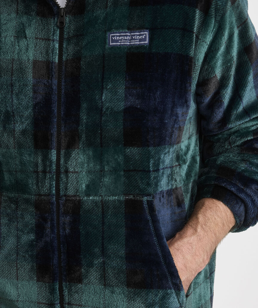 Hooded High Pile Blackwatch Onesie