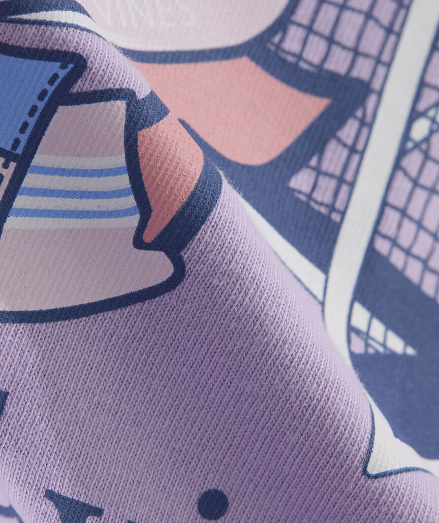 Girls' Field Hockey Whale Short-Sleeve Pocket Tee