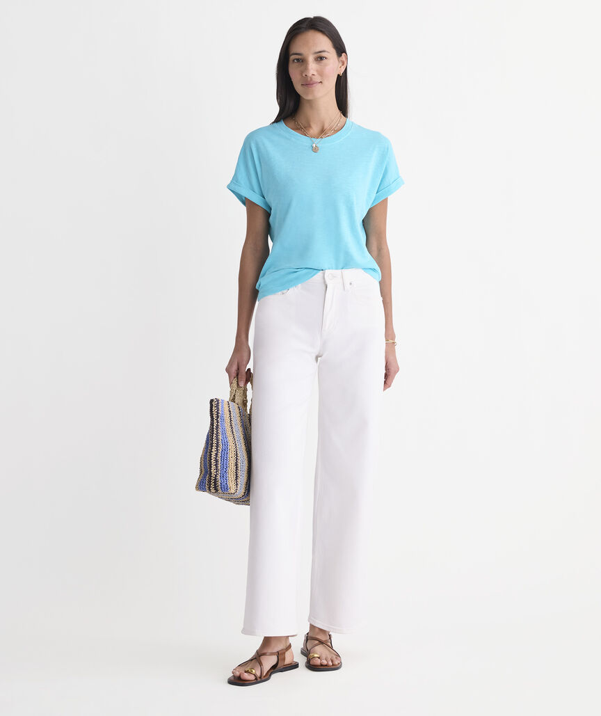 Slub Jersey Pullover Tee