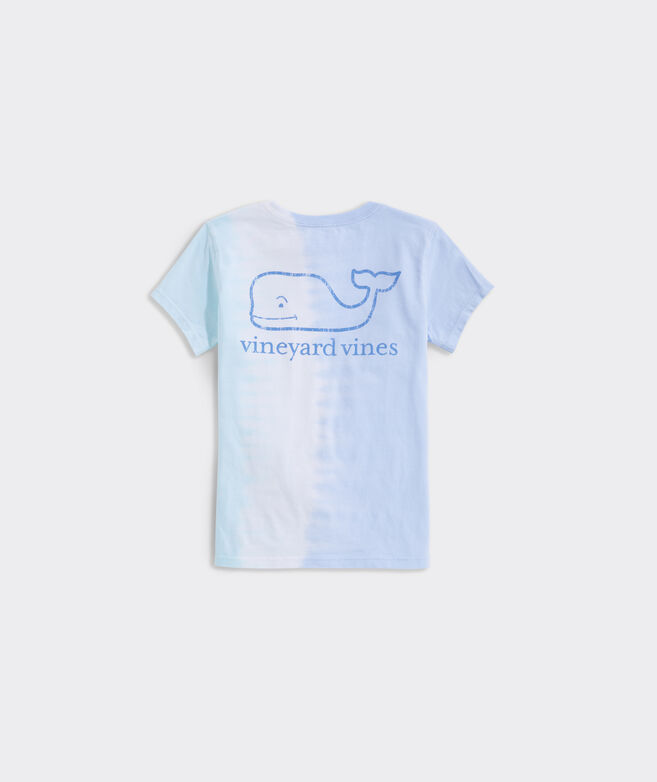 Girls' Tie-Dye Cloud Vintage Whale Short-Sleeve Tee