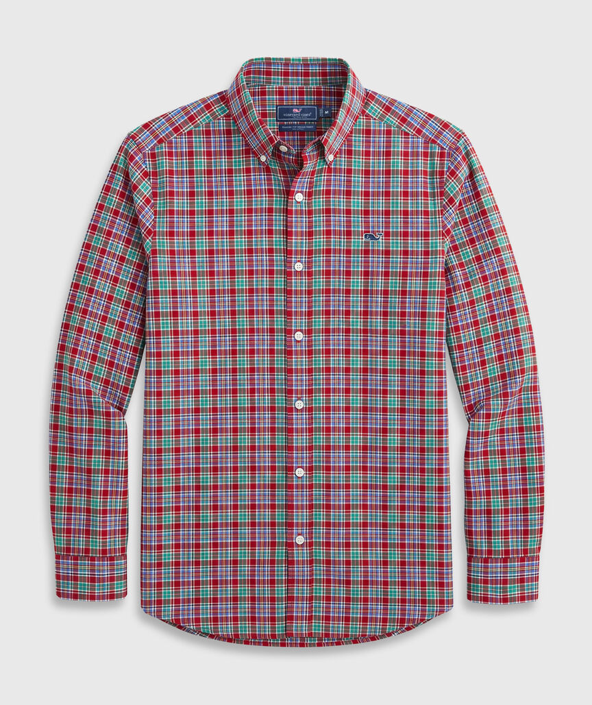 OUTLET Twill Plaid Shirt