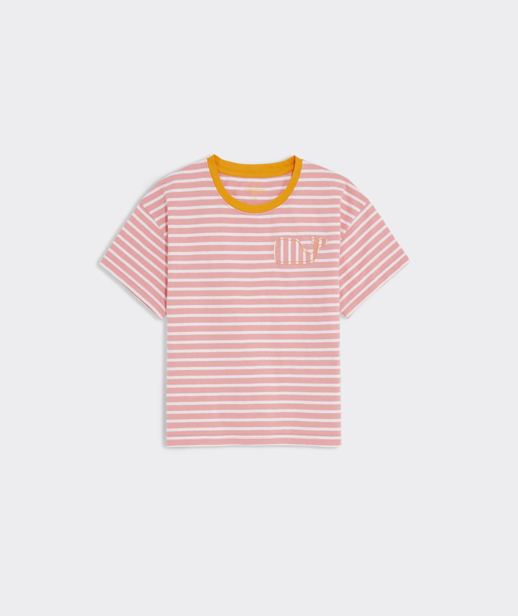 Girls' Boxy Whale Patch Tee
