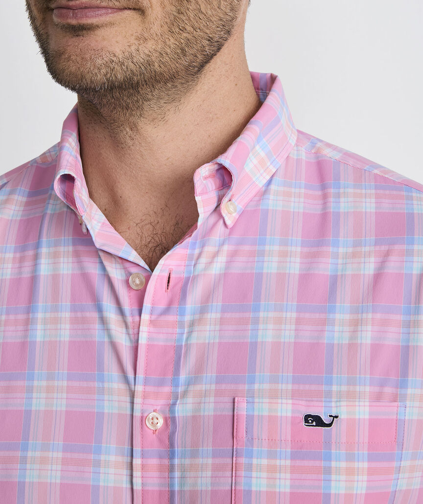 Performance Coconut Key Plaid Featherweight Shirt