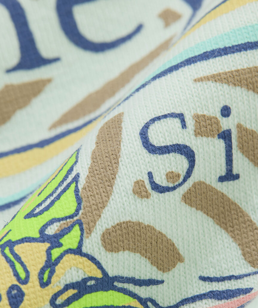 Beach Bar Surfboard Logo Short-Sleeve Pocket Tee