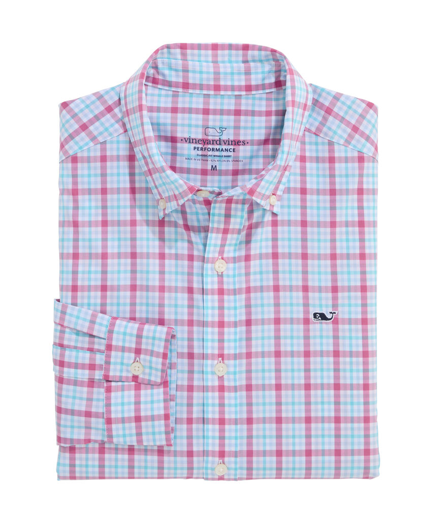 OUTLET Performance Plaid Shirt