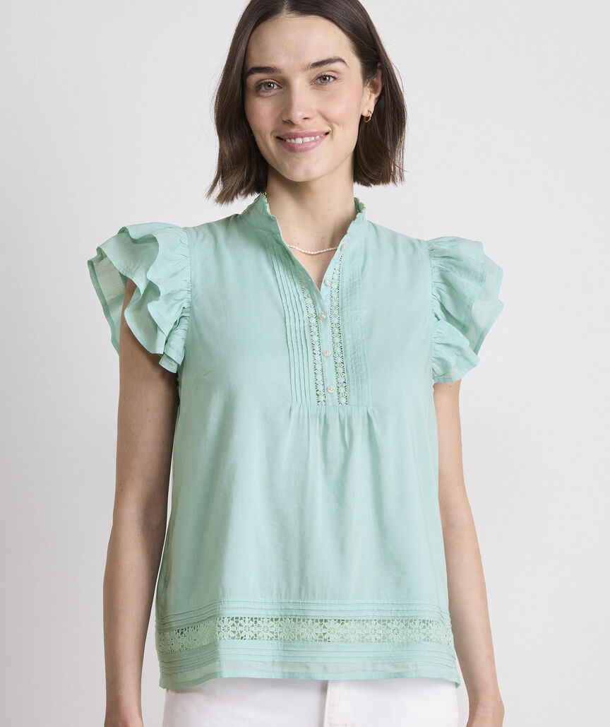 Adare Lace Inset Top