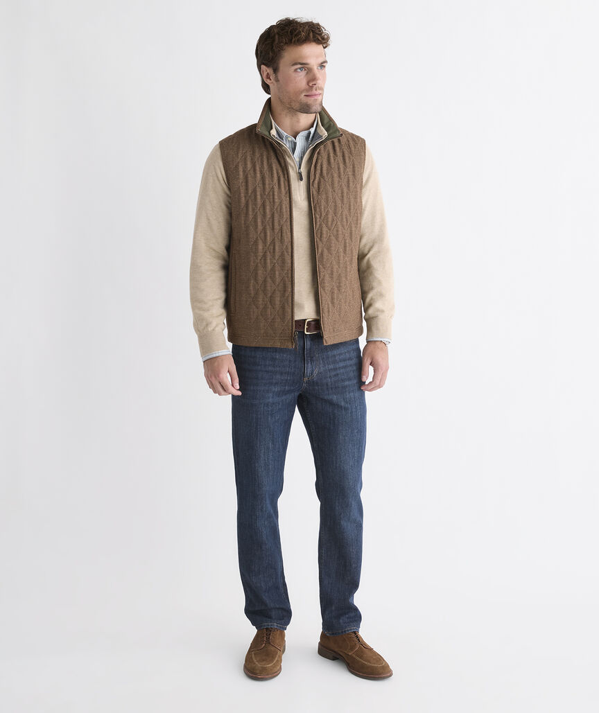Houndstooth Dorset Quilted Vest